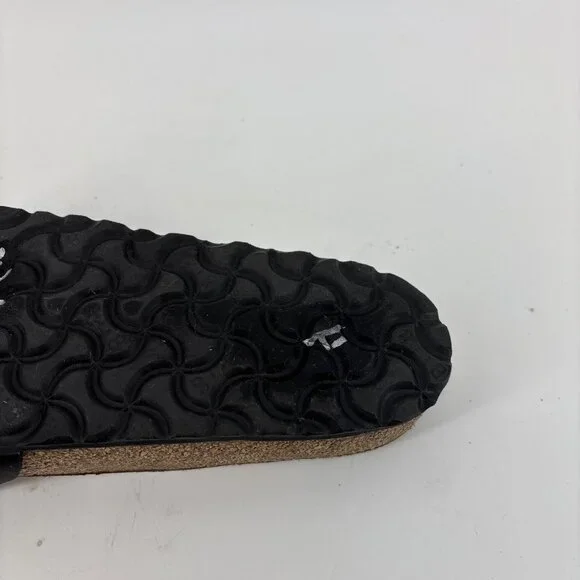 Birkenstock Madrid Birko-Flor Sandals Adjustable Sz US 8 EU 38Black Womens - Picture 13 of 14